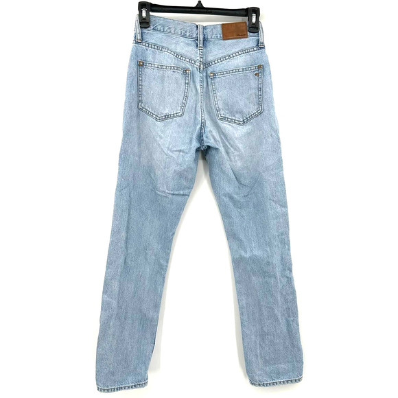 Madewell size 23 the‎ perfect vintage jean light wash 100% cotton blue jeans - Picture 2 of 7